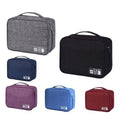 Travel Cable Organiser Bag for Chargers and Electronic Accessories - Grey - view 3