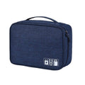 Travel Cable Organiser Bag for Chargers and Electronic Accessories - Navy