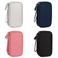 Travel Cable Organiser Pouch for Chargers and Electronics - Coral Pink - view 3