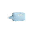 Travel Makeup Bag Toiletry Organiser - Light Blue, Small (16.7 x 7 x 11 cm)
