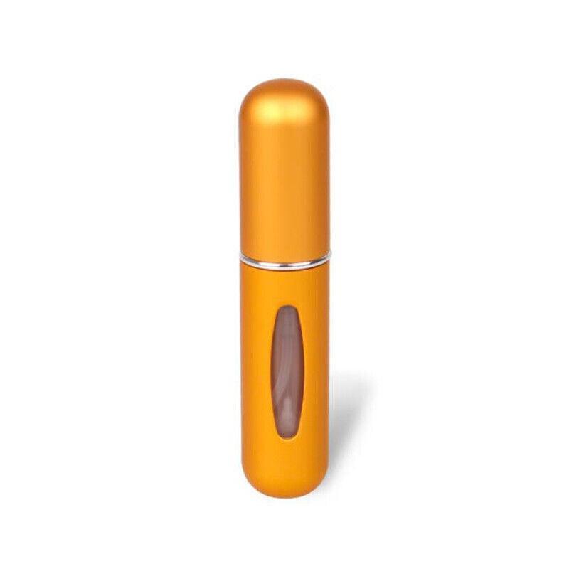 Travel Mini Refillable Perfume Atomiser Spray Bottle 5ml - Gold