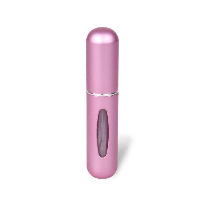 Travel Mini Refillable Perfume Atomiser Spray Bottle 5ml - Pink