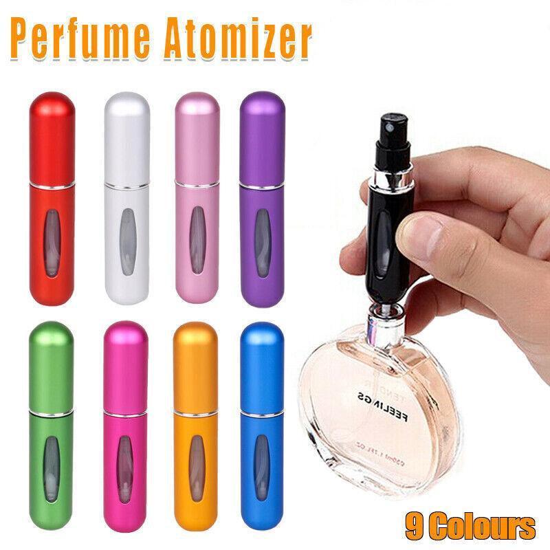 Travel Mini Refillable Perfume Atomiser Spray Bottle 5ml - Red - view 2
