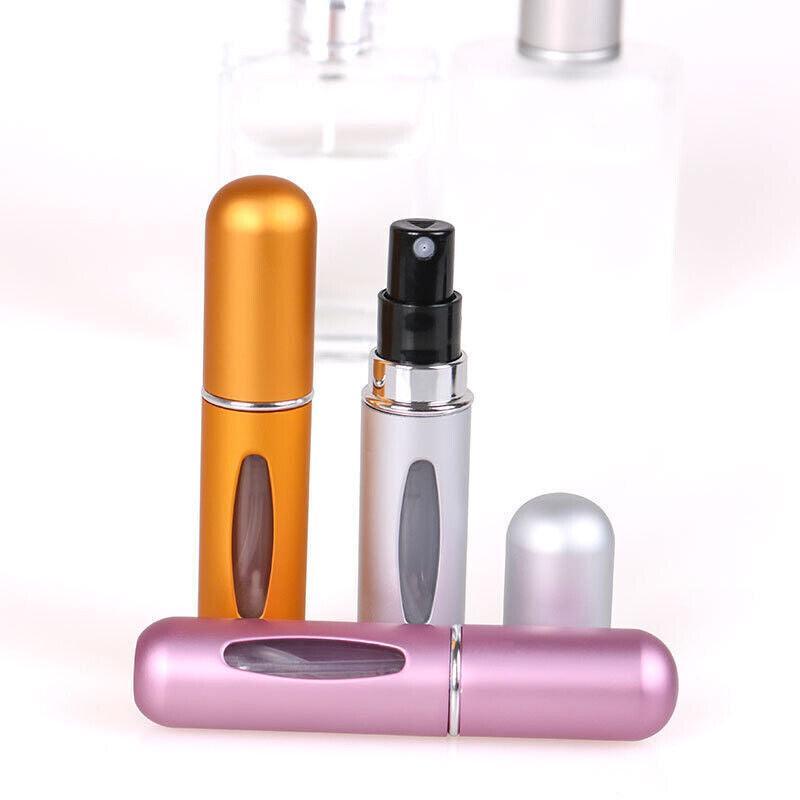 Travel Mini Refillable Perfume Atomiser Spray Bottle 5ml - Rose Red - view 9