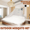 Travel Mosquito Net 180 x 240 x 130 cm - White - view 2