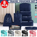 Travel Packing Cubes, Set of 8 - Beige - view 2