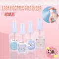 Travel Perfume Spray Bottle in Clear Plastic, 50 ml - Owl - view 2