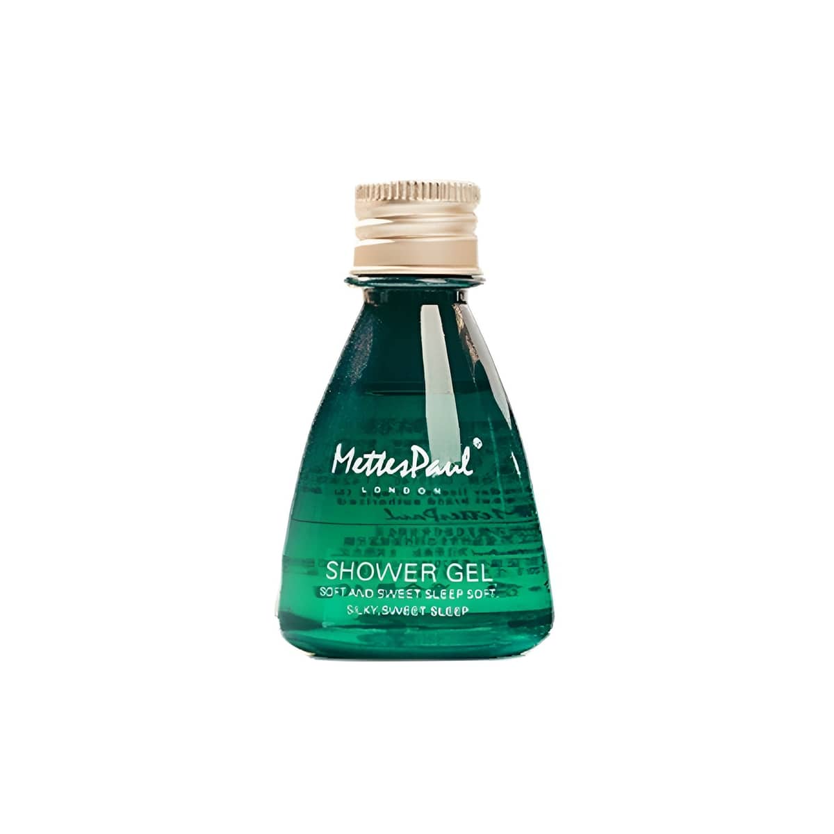 Travel Size Shower Gel Bottles - Pack of 20, Emerald Green