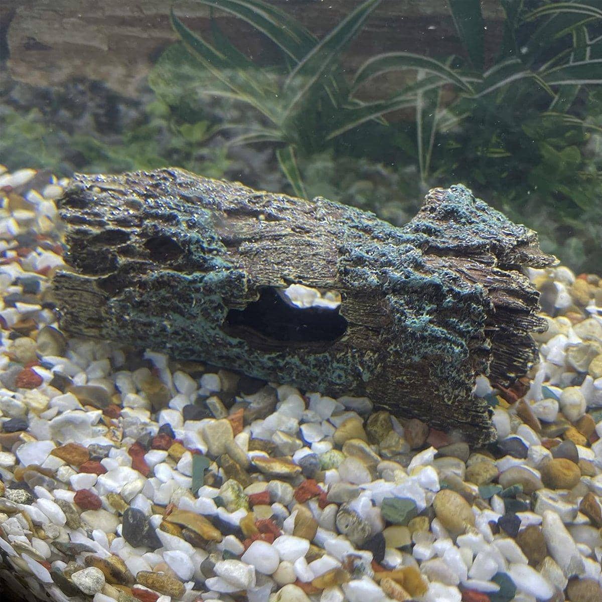 Tree Log Reptile Hideout Cave, Resin - Large (24 x 6 x 8 cm) - view 5
