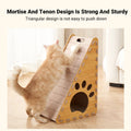 Triangle Cat Scratch Board Felt Claw Pad Vertical Nest for All Season Use - view 4