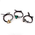 Triangle Gem Elastic Hair Tie for Women - Green - view 3