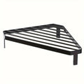 Triangle Kitchen Corner Shelf, Countertop Organiser - Black
