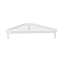 Triangle Kitchen Corner Shelf, Countertop Organiser - White