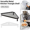 Triangle Kitchen Corner Shelf, Countertop Organiser - White - view 2