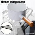 Triangle Kitchen Corner Shelf, Countertop Organiser - White - view 5