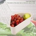 Triangle Kitchen Sink Drain Basket with Suction Cup - Beige - view 3