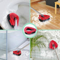 Triangle Rotating Mop Head Replacement Brush, Pack of 2 - Red - view 4
