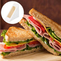 Triangle Sandwich Wedge Box with Clear Window, Paper Food Container - White, Pack of 100 - view 5