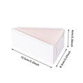 Triangular Cardboard Cake Slice Box, Pack of 50 Dessert Takeaway Pastry Container - view 3