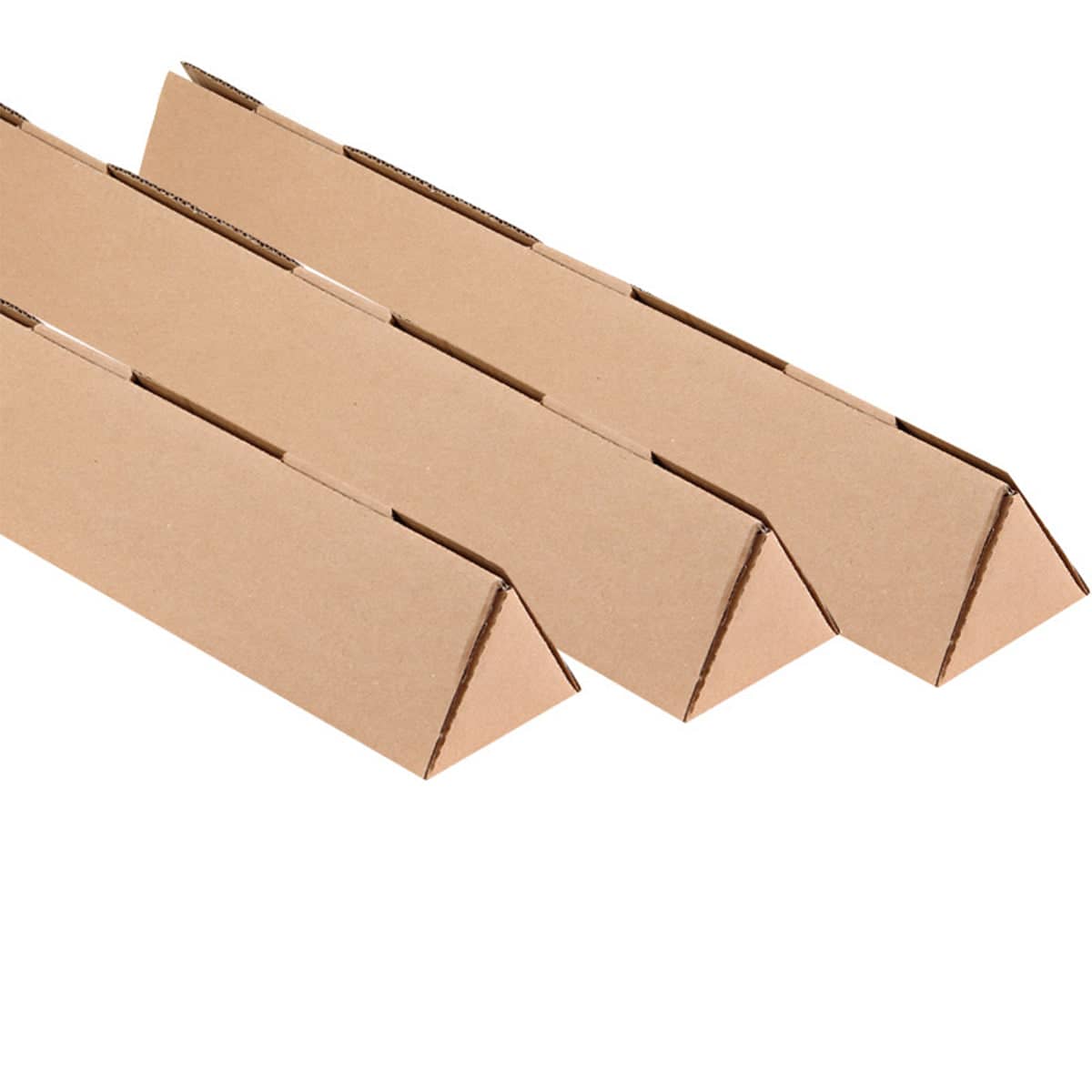 Triangular Corrugated Carton Mailing Boxes, Pack of 20 - 70 x 10 x 10cm - view 3