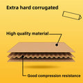 Triangular Corrugated Carton Mailing Boxes, Pack of 20 - 70 x 10 x 10cm - view 5
