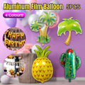 Tropical Aluminium Foil Balloons, Pack of 5 - Cactus - view 2
