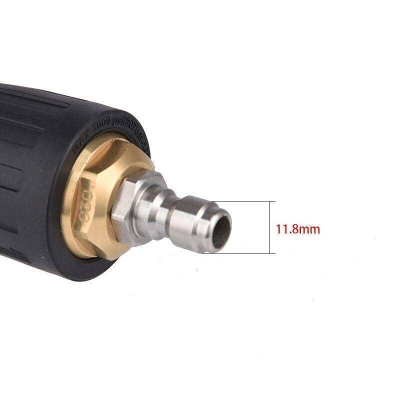 Turbo Nozzle for Pressure Washers, 4000 PSI Rotating Head with 5 Spray Tips - view 4