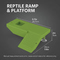 Turtle Basking Ramp Climbing Platform for Aquariums and Breeding Boxes - Olive Green - view 4