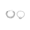 Twist Chain Bracelet Set, 2-Piece Silver Mix and Match - view 2