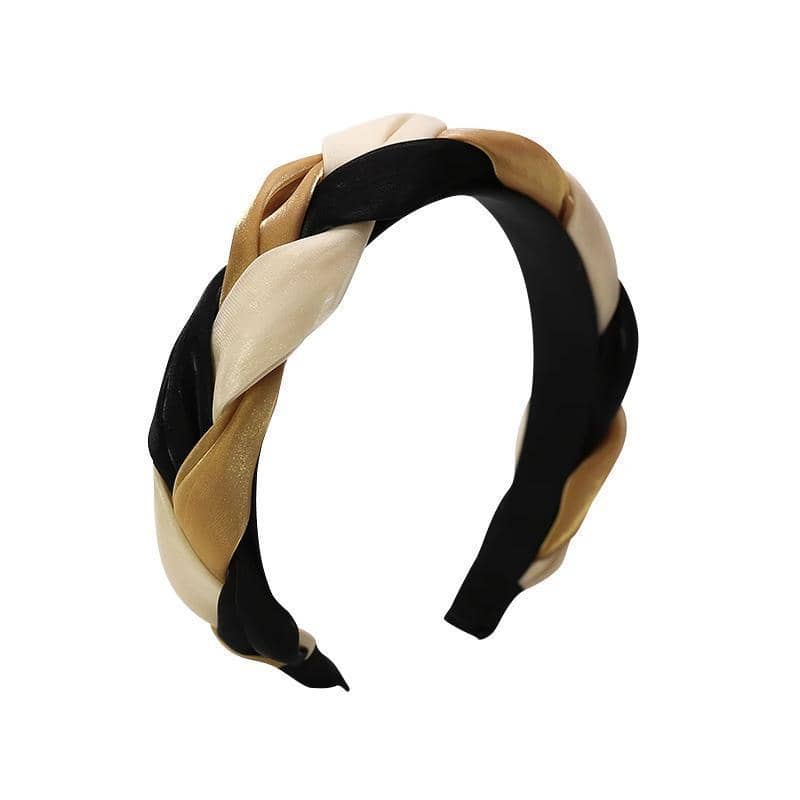 Twist Knot Headband for Women - Khaki, Black and Cream