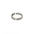 Twisted Chain Adjustable Open Ring for Women - Lucky Twist