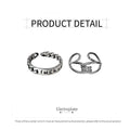 Twisted Chain Adjustable Open Ring for Women - Lucky Twist - view 4