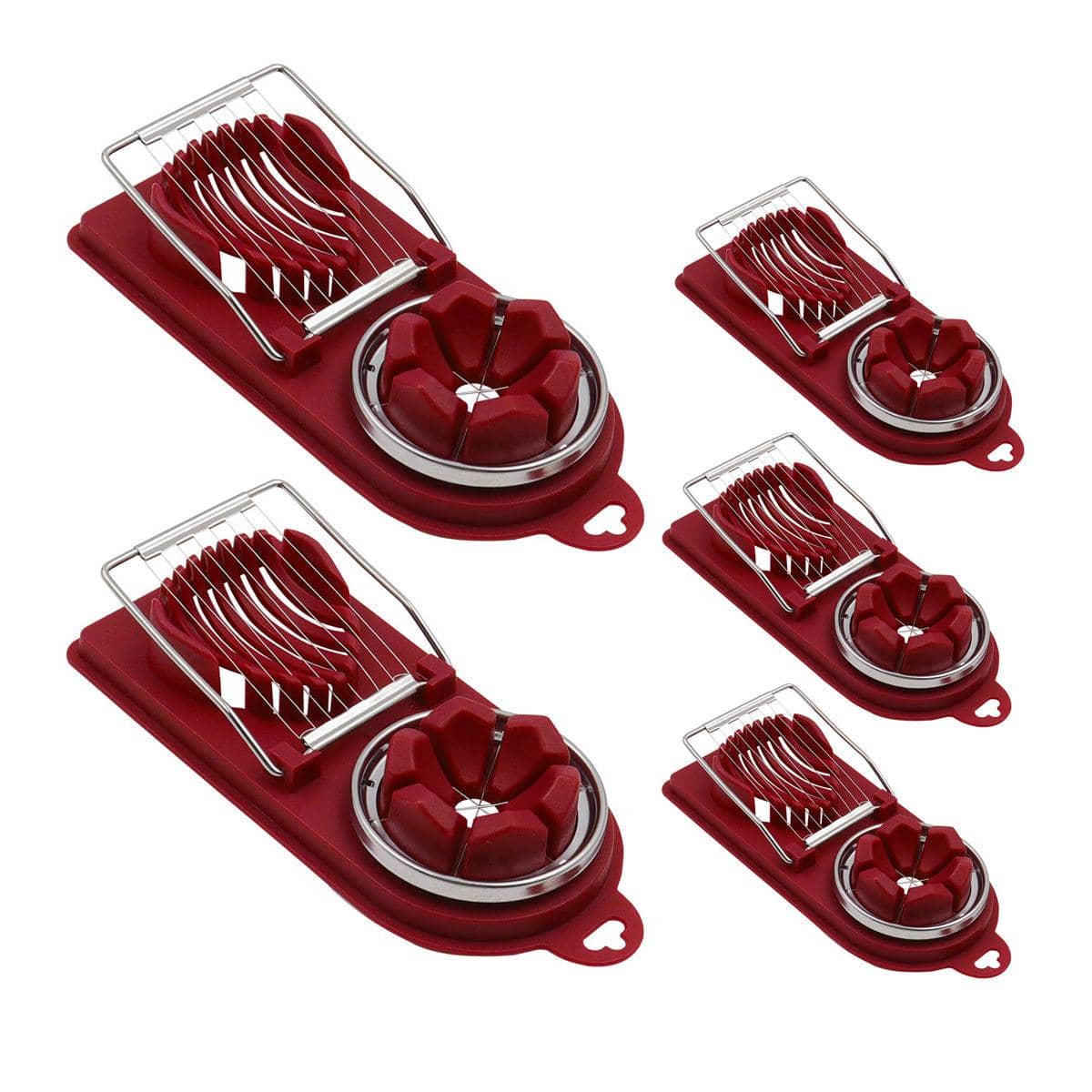Two-In-One Egg Slicer with Stainless Steel Wires - Pack of 5 - view 2