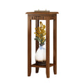 Two-Tier Plant Stand, Brown, 30 x 30 x 75 cm - view 2
