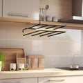 Two-Tier Stainless Steel Kitchen Organiser Rack - Black - view 4