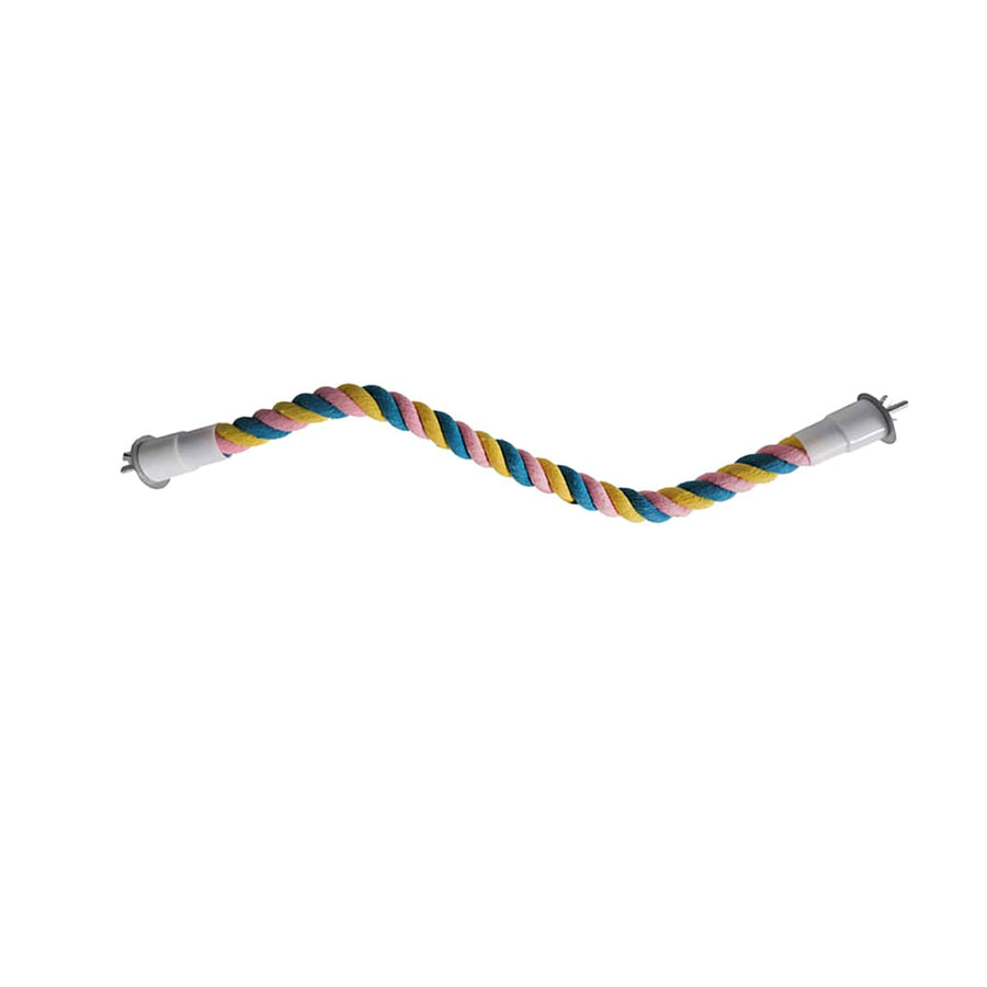 U-Shaped Cotton Rope Parrot Perch for Bird Cage - 100cm