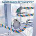 U-Shaped Cotton Rope Parrot Perch for Bird Cage - 100cm - view 5