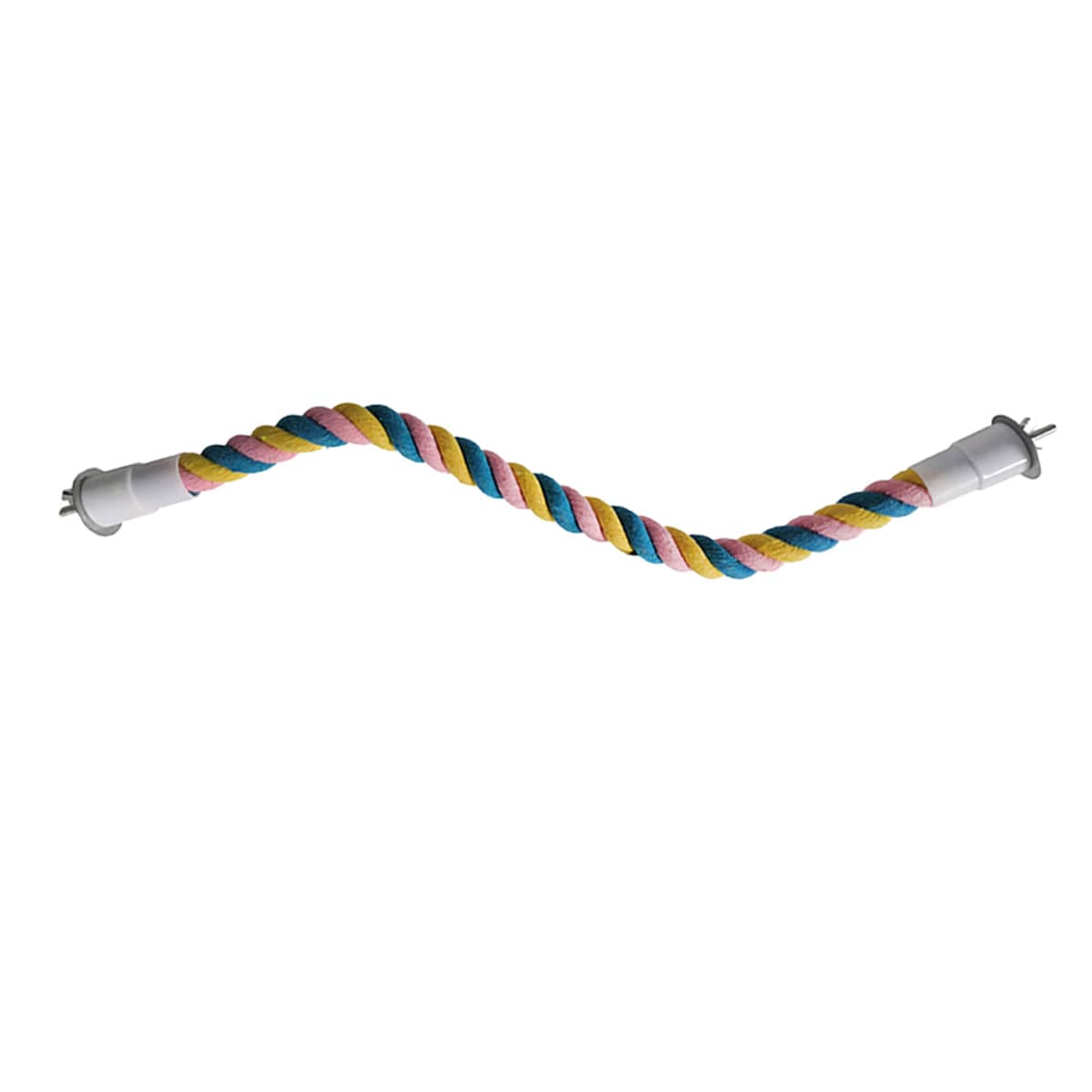 U-Shaped Cotton Rope Parrot Perch for Bird Cage - 120cm