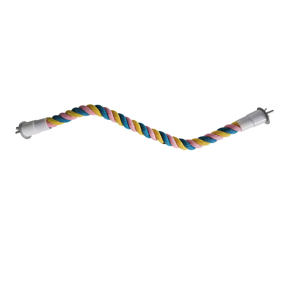 U-Shaped Cotton Rope Parrot Perch for Bird Cage - 120cm