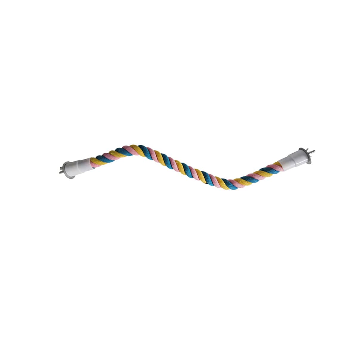 U-Shaped Cotton Rope Parrot Perch for Bird Cage - 80cm