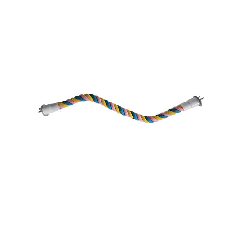 U-Shaped Cotton Rope Parrot Perch for Bird Cage - 80cm