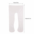 U-Shaped Maternity Pillow with Cotton Cover - Grey - view 4