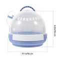 UFO Portable Hamster Cage for Small Pets - Periwinkle, 18 x 16 cm - view 4