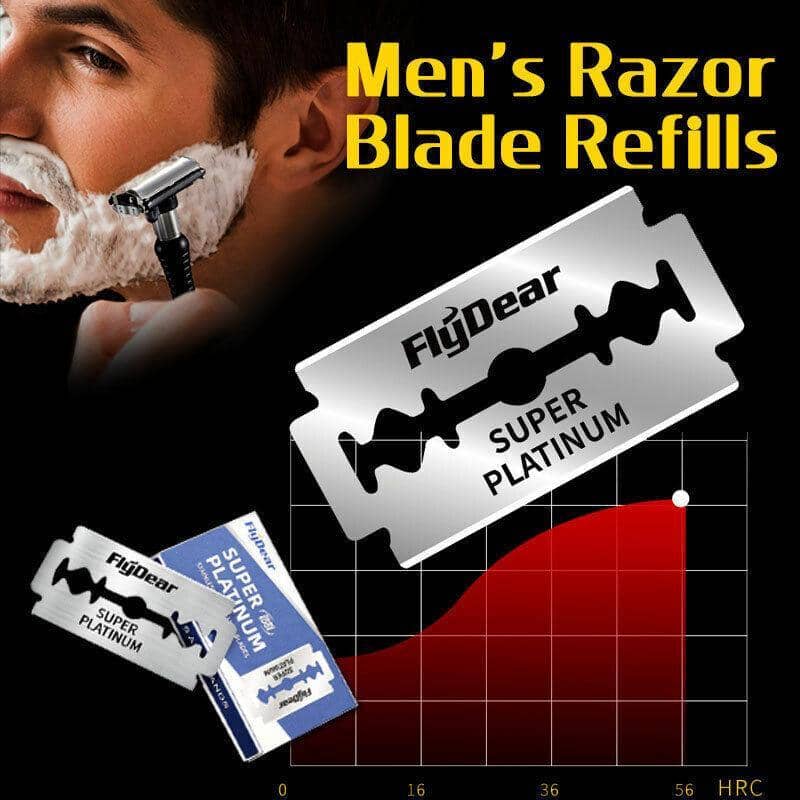 Ultra Sharp Platinum Double Edge Barber Razor Blades - Pack of 10 - view 2