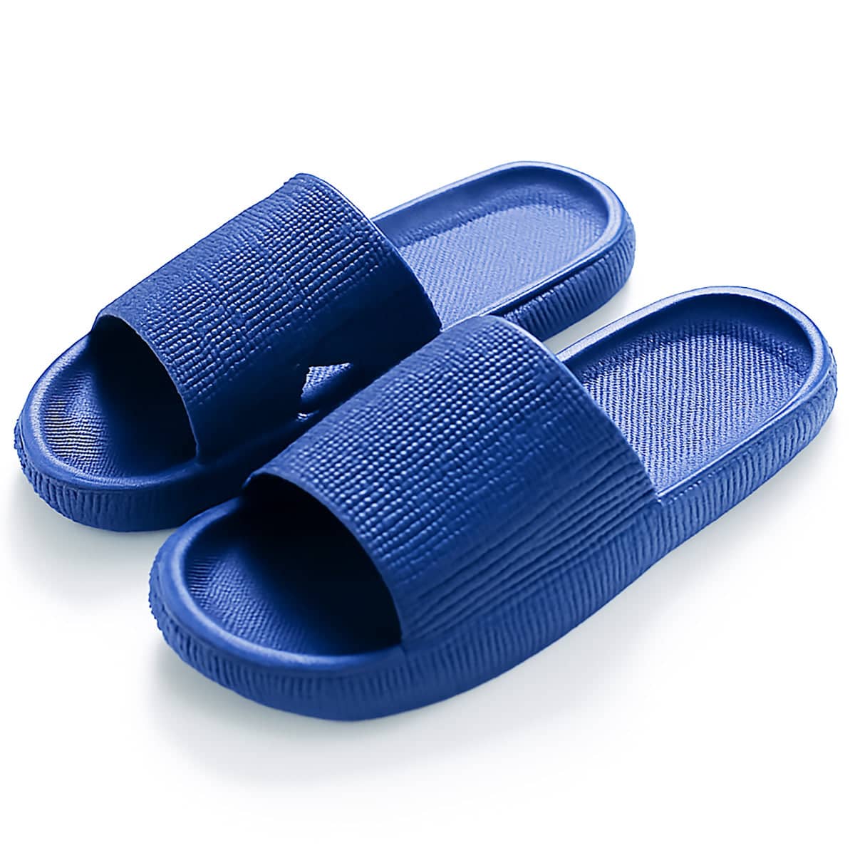 Ultra-Soft EVA Pillow Slides, Thick Cushioned Sole - Royal Blue, EU 40-41 (Foot 25.5 cm)