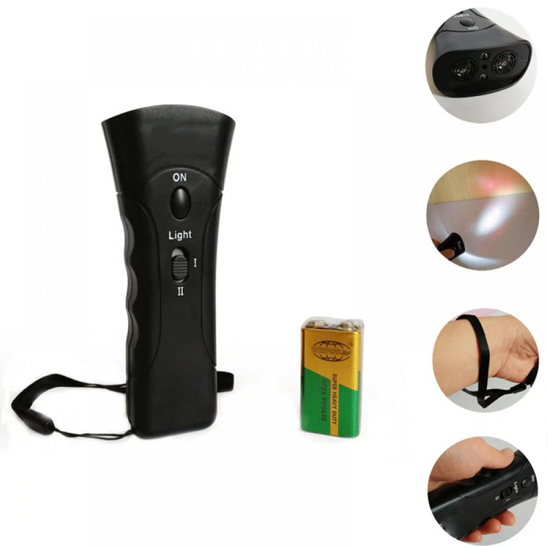 Ultrasonic Dog Repeller and Trainer, Handheld Dual Frequency Device - view 4