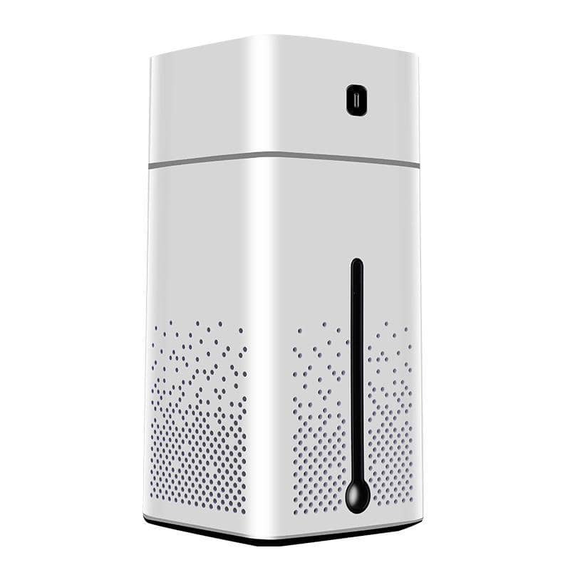 Ultrasonic Humidifier with LED Light, USB, 1 L - White