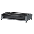 Under Bed Storage Box with Wheels and Clear Window - Grey