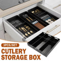 Under Cabinet Drawer Organiser Bin for Cutlery and Utensils