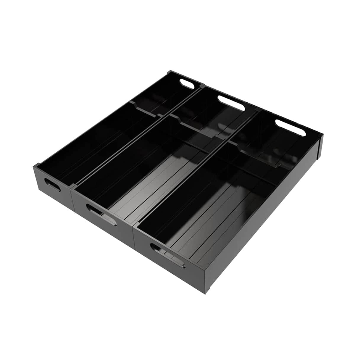 Under Cabinet Drawer Organiser Bin for Cutlery and Utensils - view 2